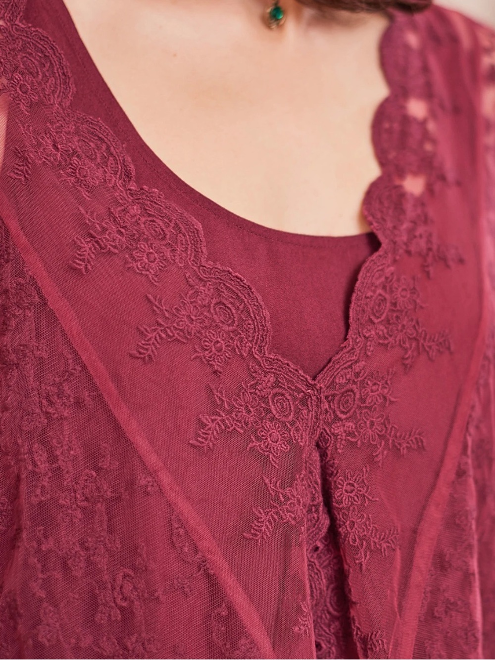 April Cornell Gilded Age Cover Up Size XXL - Picture 4 of 11